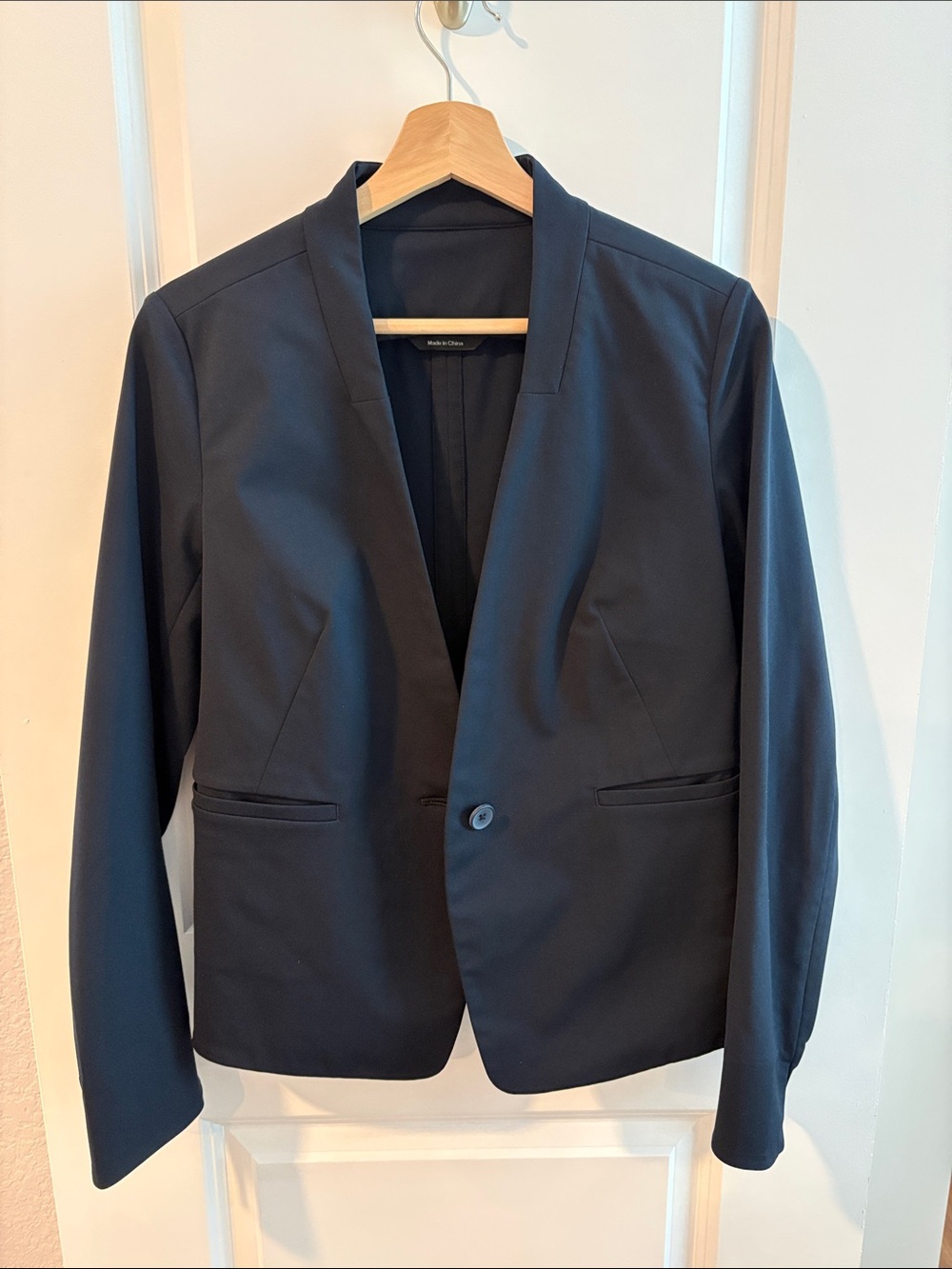 Ministry of Supply Kinetic Blazer, Size 6, Navy